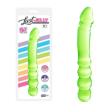 LUST JELLY PVC 9.5 DOUBLE DONG - GREEN